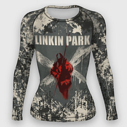 Рашгард женский Linkin Park - Hybrid Theory, цвет: 3D-принт