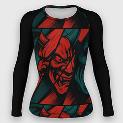 Рашгард женский Демоны Oni - нейроарт, цвет: 3D-принт