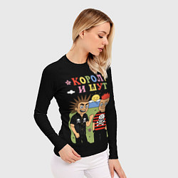 Рашгард женский Король и Шут, мультяшный стиль, цвет: 3D-принт — фото 2