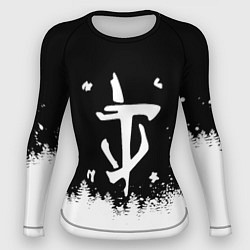 Рашгард женский Doom winter wild, цвет: 3D-принт