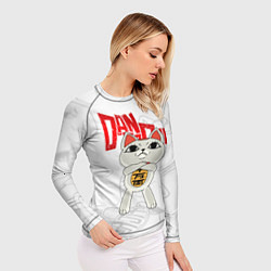 Рашгард женский Dandadan - манеки неко, цвет: 3D-принт — фото 2
