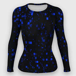 Рашгард женский Color blue khaki, цвет: 3D-принт