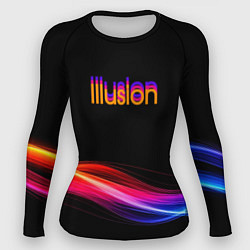 Рашгард женский Illusion, цвет: 3D-принт