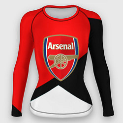 Рашгард женский Arsenal geometry sport, цвет: 3D-принт