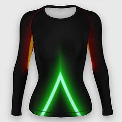 Рашгард женский Color neon green, цвет: 3D-принт