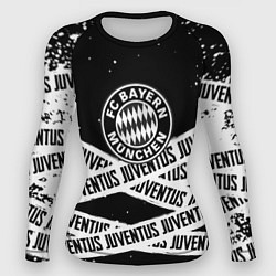 Рашгард женский Бавария Мюнхен x Ювентус, цвет: 3D-принт