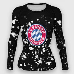 Рашгард женский Бавария Мюнхен краски, цвет: 3D-принт