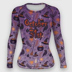 Рашгард женский 31 октября, цвет: 3D-принт