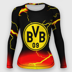 Рашгард женский Borussia шторм молнии, цвет: 3D-принт