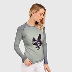 Рашгард женский Атакующий ястреб, цвет: 3D-принт — фото 2