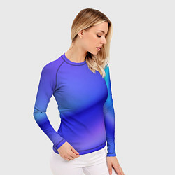 Рашгард женский The color is multicolored, цвет: 3D-принт — фото 2