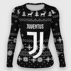 Женский рашгард Ювентус новый год текстура