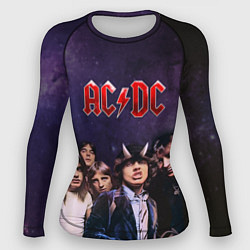 Рашгард женский AC/DC, цвет: 3D-принт