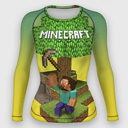Женский рашгард Minecraft Tree