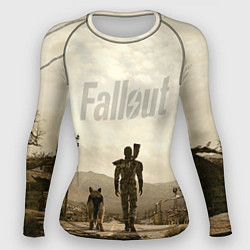 Рашгард женский Fallout City, цвет: 3D-принт