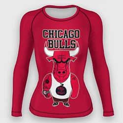 Рашгард женский Chicago bulls, цвет: 3D-принт