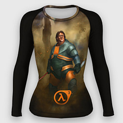 Рашгард женский HL3: Gabe Newell, цвет: 3D-принт