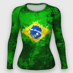 Рашгард женский Бразилия, цвет: 3D-принт