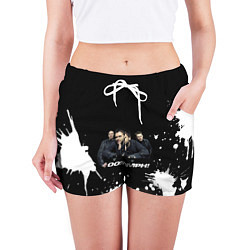 Шорты женские Группа OOMPH!, цвет: 3D-принт — фото 2