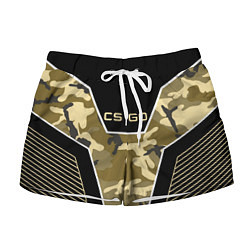 Женские шорты CS:GO Khaki Camo