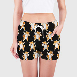 Шорты женские Foxes Dab, цвет: 3D-принт — фото 2