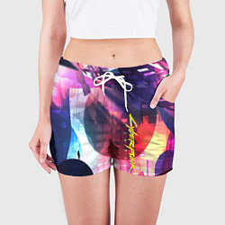 Шорты женские Cyberpunk 2077, цвет: 3D-принт — фото 2