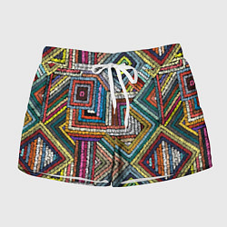 Женские шорты Этнический орнамент вышивка