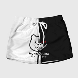 Шорты женские Monokuma, цвет: 3D-принт