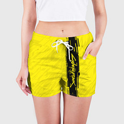 Шорты женские CYBERPUNK 2077, цвет: 3D-принт — фото 2