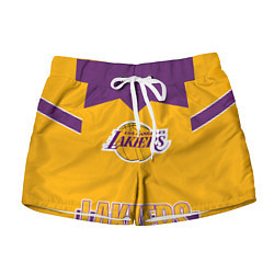 Шорты женские Los Angeles Lakers, цвет: 3D-принт