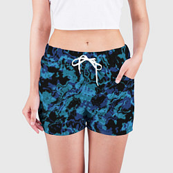 Шорты женские Абстракция, цвет: 3D-принт — фото 2