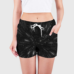 Шорты женские 3D, Космос, цвет: 3D-принт — фото 2