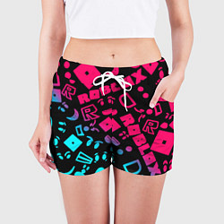 Шорты женские Roblox, цвет: 3D-принт — фото 2