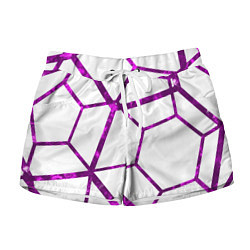 Шорты женские Hexagon, цвет: 3D-принт