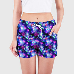 Шорты женские Бриллиантовое Сияние, цвет: 3D-принт — фото 2