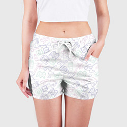 Шорты женские Все! Еду в отпуск!, цвет: 3D-принт — фото 2