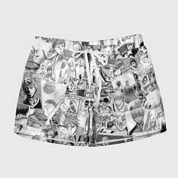 Шорты женские Kuroko no Basket pattern, цвет: 3D-принт