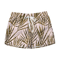 Женские шорты Тропические Пальмы Летом