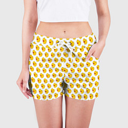 Шорты женские Ути белый, цвет: 3D-принт — фото 2