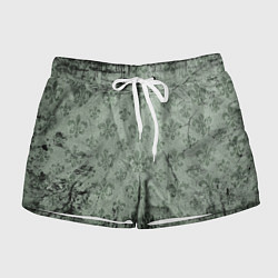 Женские шорты Старая затёртая мешковина с принтом