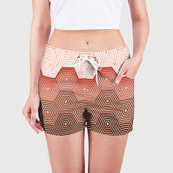 Шорты женские Multi- faceted pattern, цвет: 3D-принт — фото 2