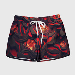 Женские шорты Застывающая лава