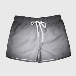 Шорты женские Серебристый градиент, цвет: 3D-принт