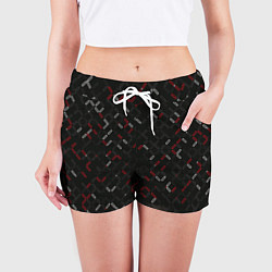 Шорты женские Текстурный узор, цвет: 3D-принт — фото 2