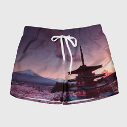 Женские шорты Японский городок
