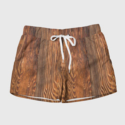 Женские шорты Текстура дерева