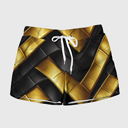 Шорты женские Gold black luxury, цвет: 3D-принт