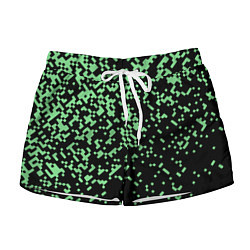 Женские шорты Green pixel