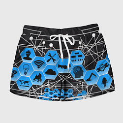 Женские шорты Виртуальный мир