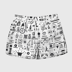 Женские шорты Геометрическая фантазия